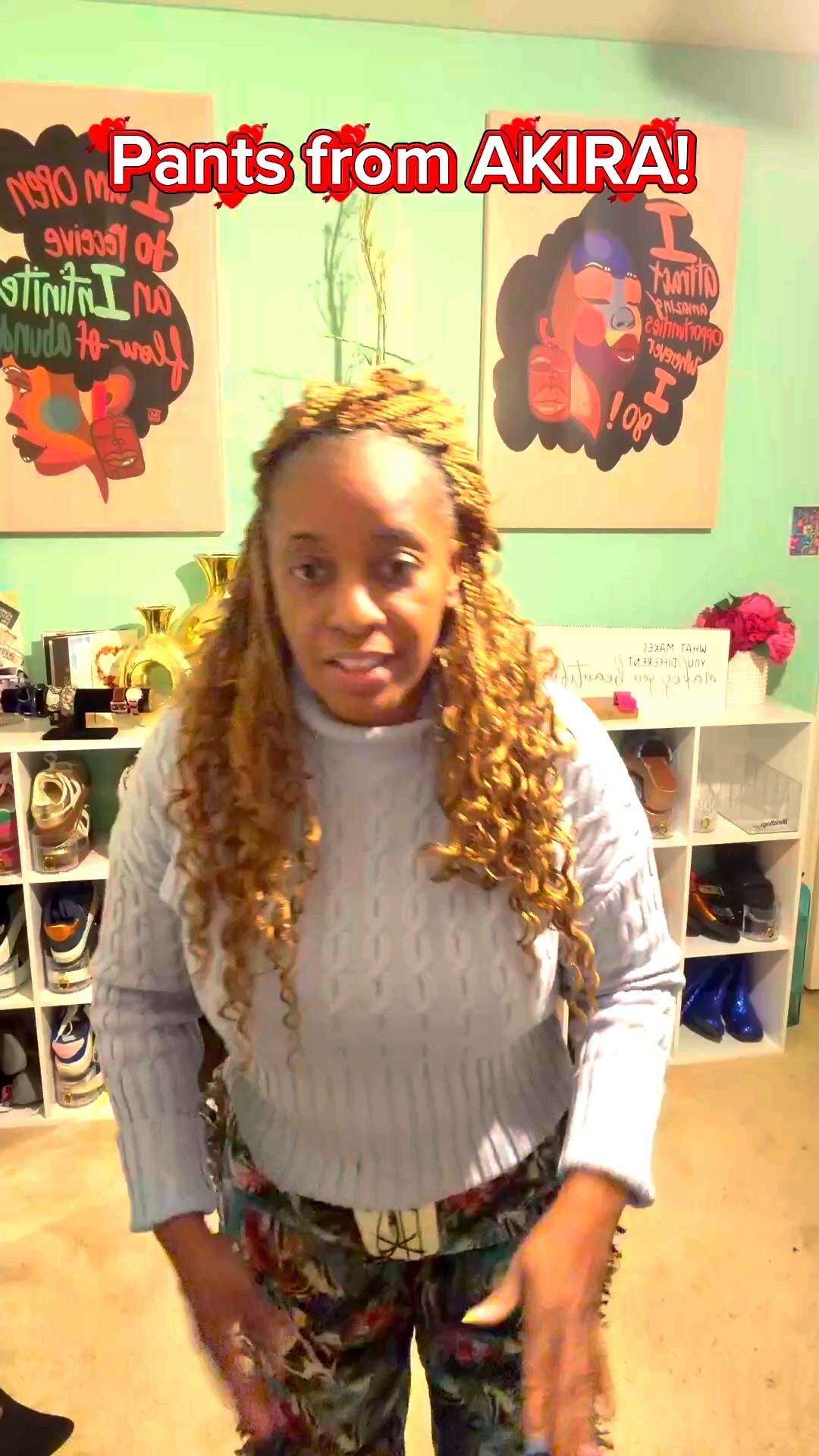 Look at these super cute pants honey, of course my shirt self was going to have them tailored, but I have to send them back! I love these honey. Get them now!! @AKIRA 

#LTKU #LTKgrwm