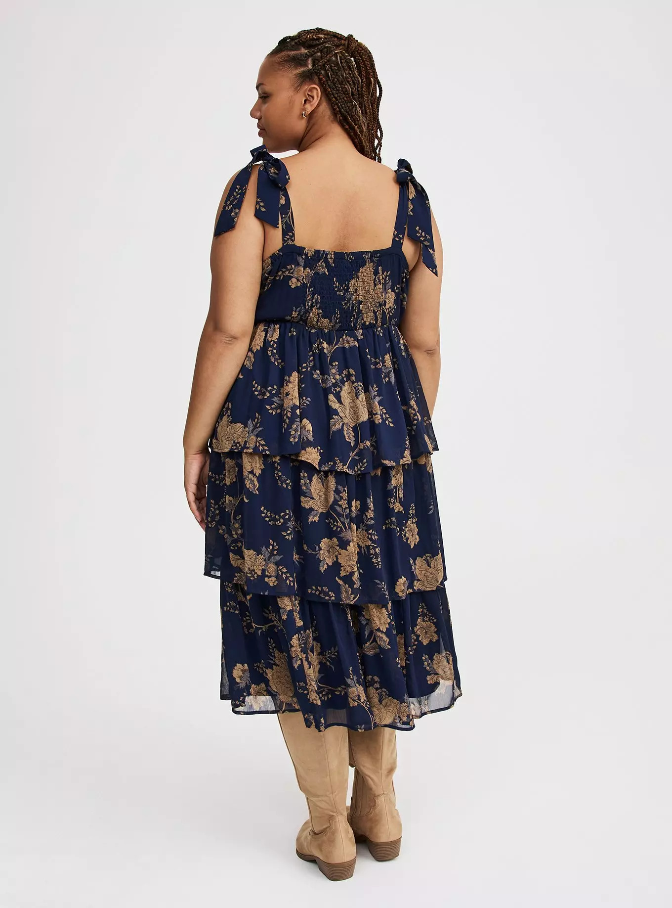 Sweetheart Tiered Midi Dress | Torrid (US & Canada)