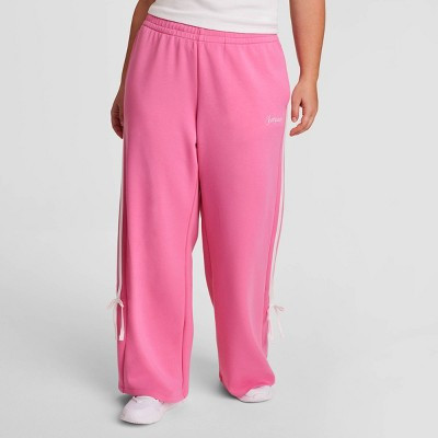 Champion Women's In the Stands Side-Tie Pants - Pink 1X | Target