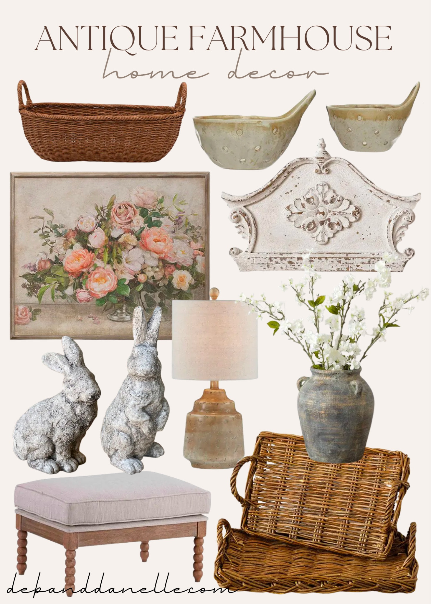 Antique farmhouse home decor

Vintage farmhouse, vintage home decor, vintage painting, spring decor, wall decor, wicker tray, Deb and Danelle 

#LTKstyletip #LTKSeasonal #LTKhome