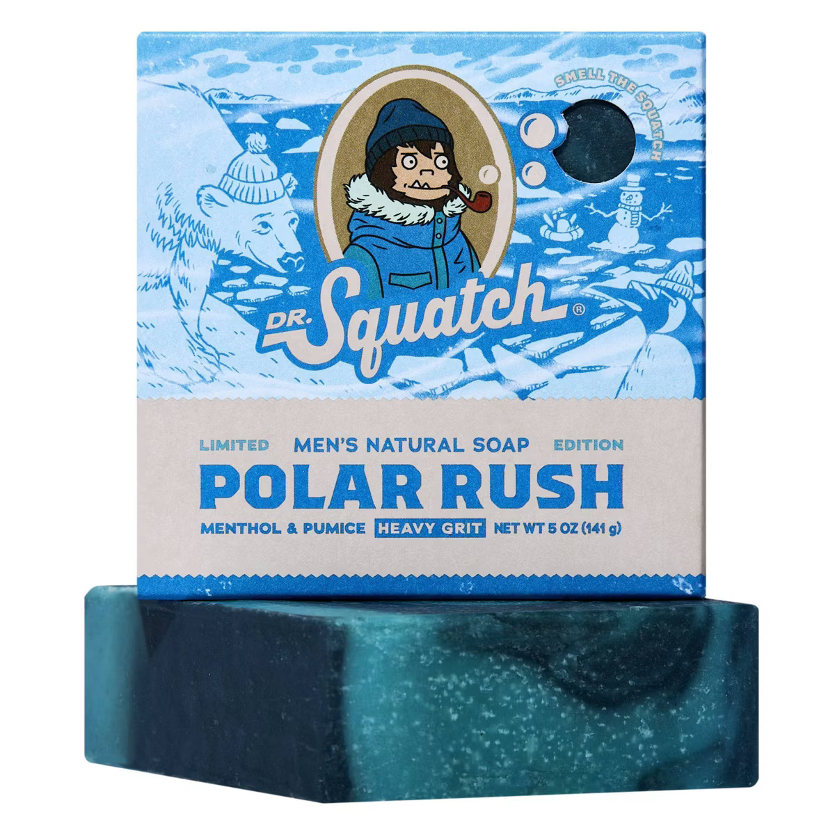 DR. SQUATCH Men's All Natural Bar Soap - Polar Rush - 5oz | Target