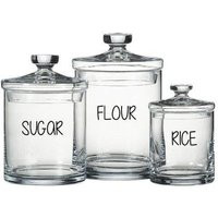 Custom Kitchen Label, Pantry Organization, Personalized Canister Decal, Storage Label, Farmhouse Sty | Etsy (US)