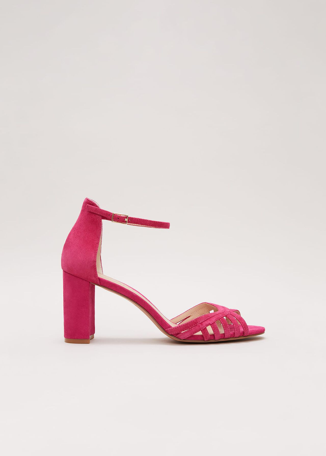 Suede Lattice Block Heel | Phase Eight UK | | Phase Eight (UK)