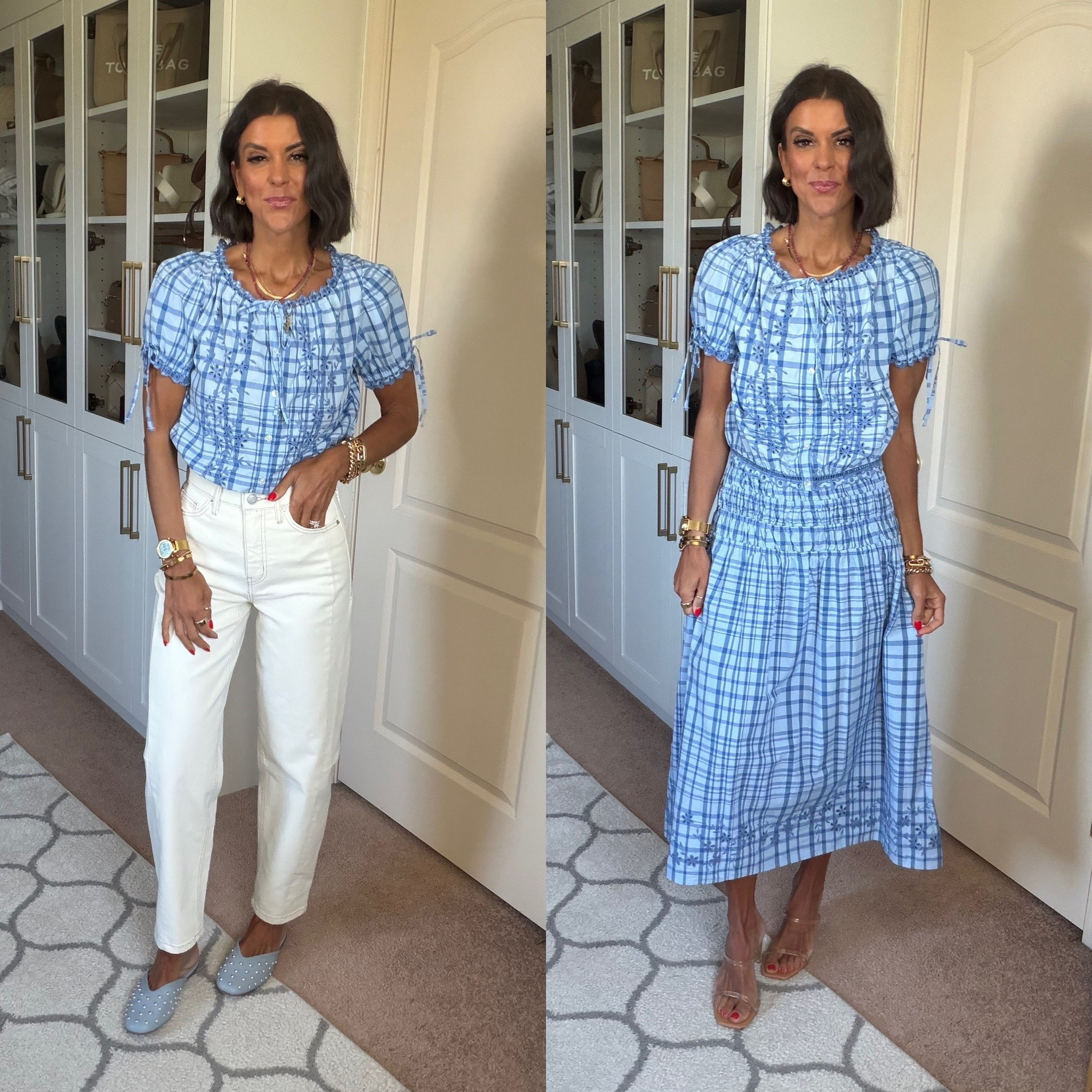 How adorable is this Walmart set! Size xs in both- jeans fit tts 

#LTKSeasonal #LTKgrwm #LTKSaleAlert