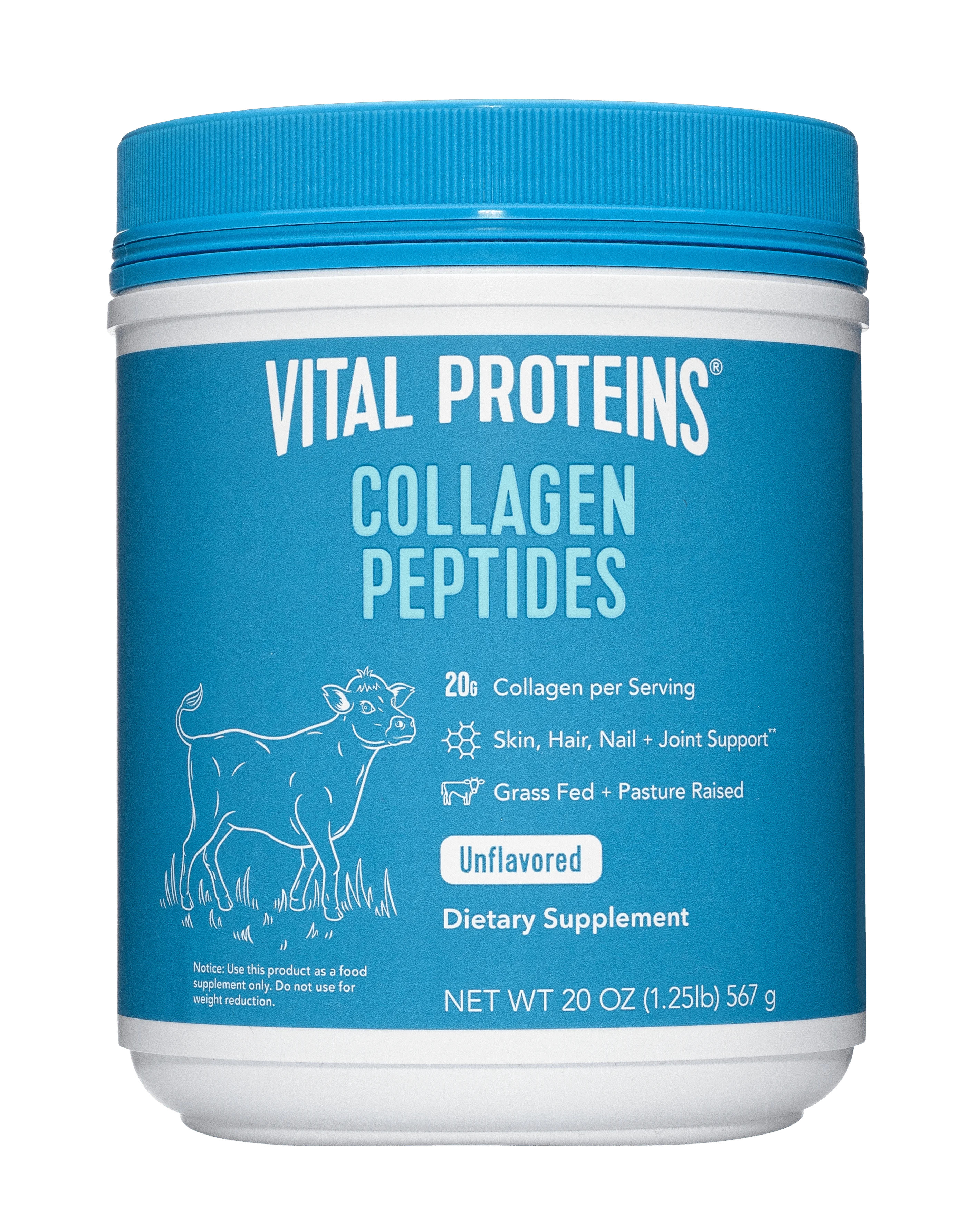Vital Proteins Unflavored Collagen Peptides, 20 oz | Walmart (US)
