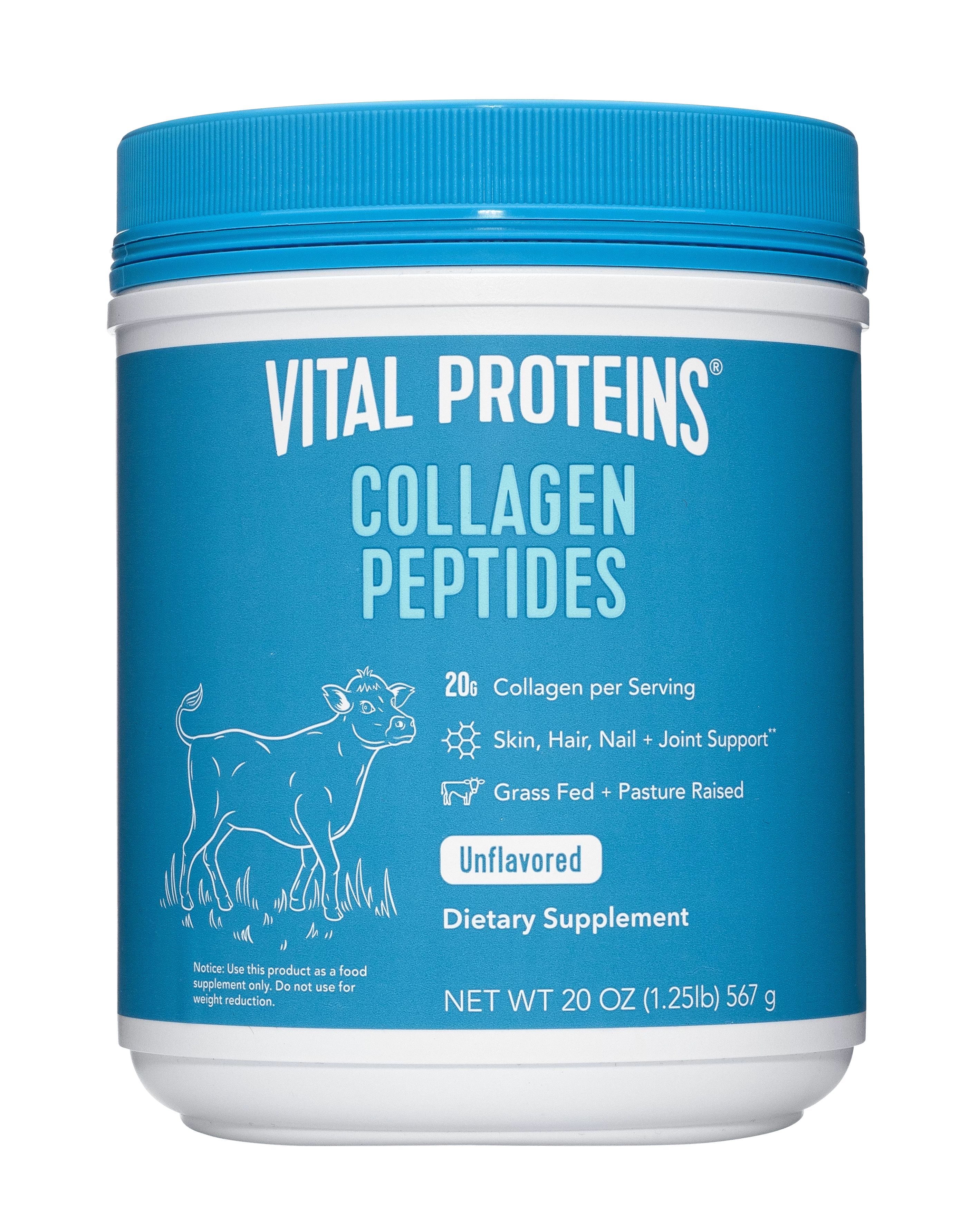 Vital Proteins Unflavored Collagen Peptides, 20 oz | Walmart (US)