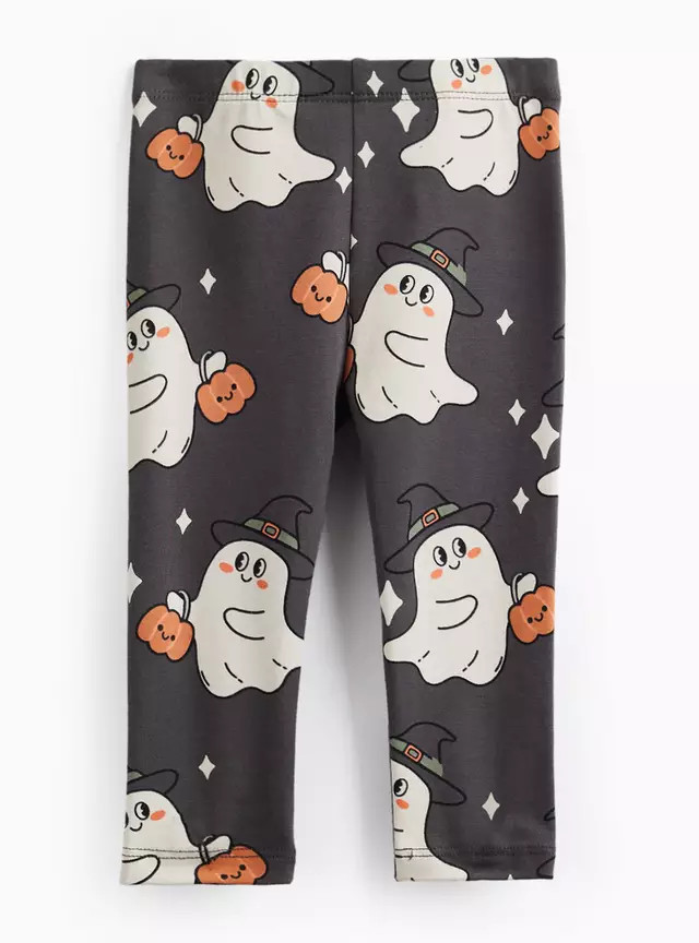 Buy Black Halloween Print Leggings 9-12 months | Baby fancy dress costumes | Tu | Tu Clothing