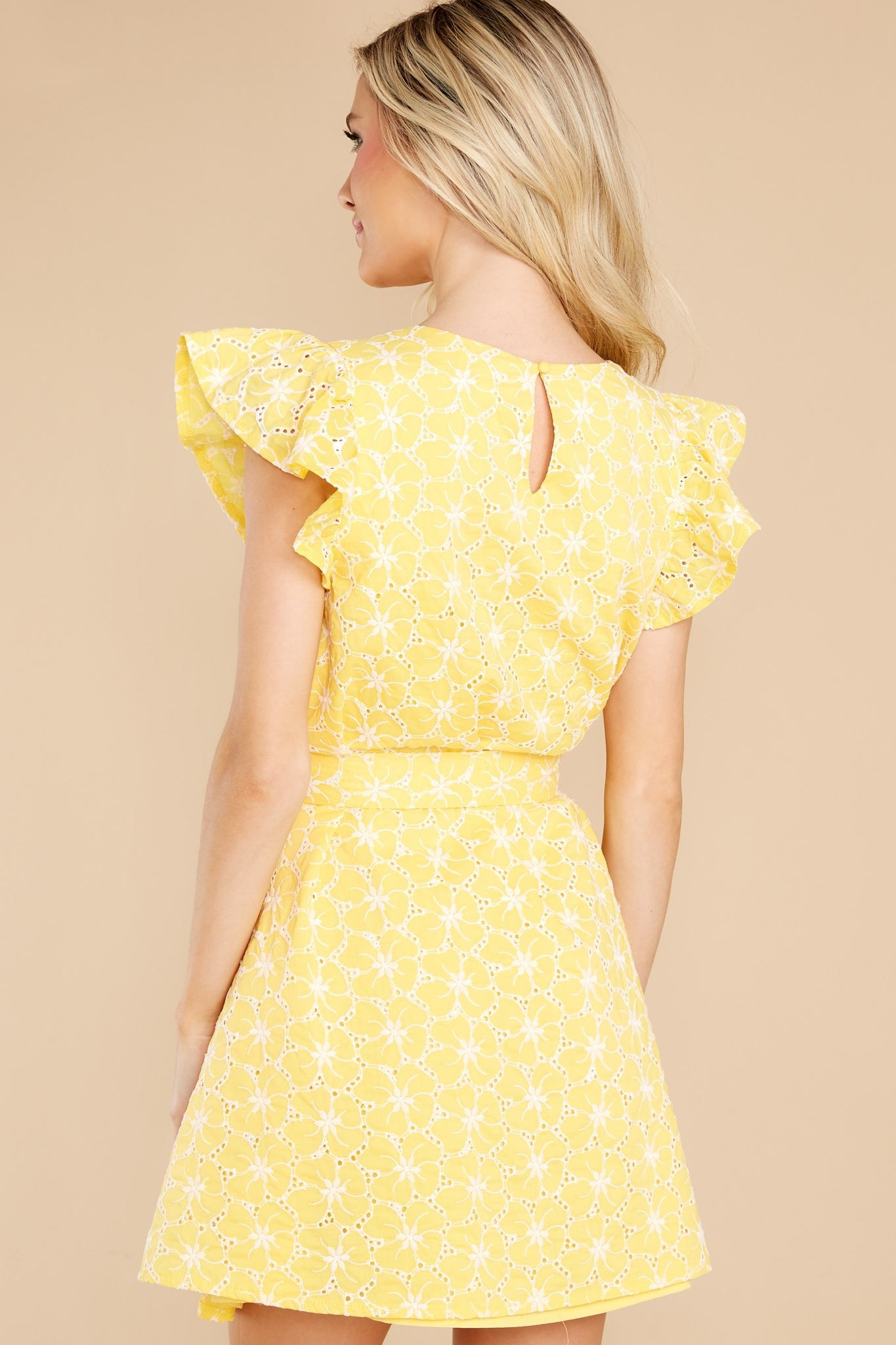 Perfect Stranger Yellow Floral Dress | Red Dress 