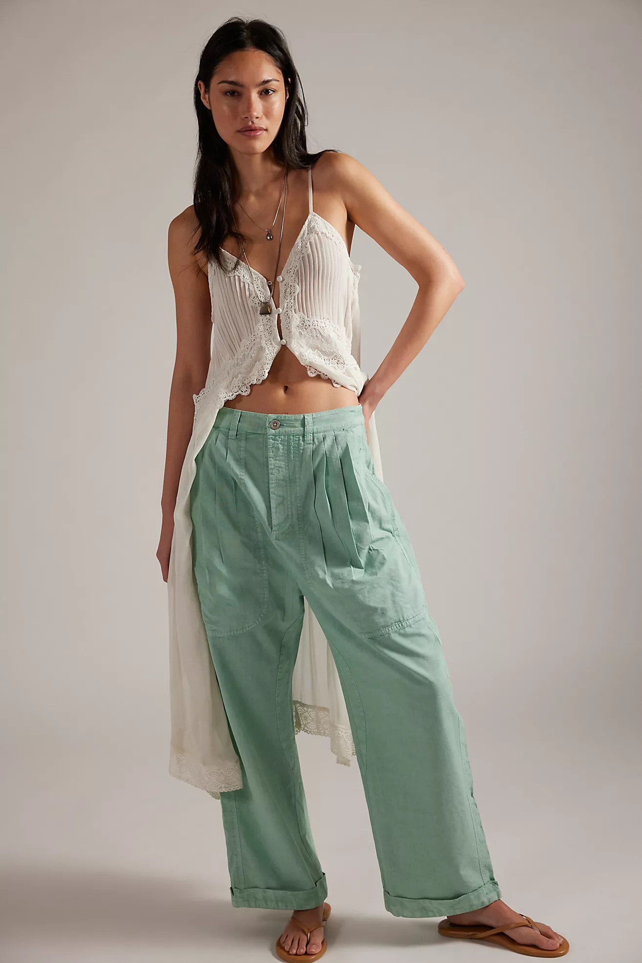Clover Dropped Harem Trousers | Free People (Global - UK&FR Excluded)