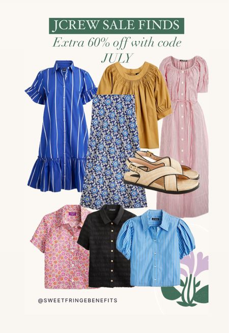 JCREW sale finds! Take an extra 60% off with code JULY. The best time to shop! 

JCREW summer sale summer outfits summer blouse 


#LTKSaleAlert #LTKFindsUnder100 #LTKMidsize
