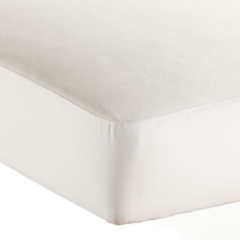 Organic Waterproof Crib Mattress Pad by Naturepedi + Reviews | Crate and Barrel | Crate & Barrel