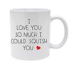 I love you so much i could suish you, Love mug, gift mug, white mug, 11oz, 15oz | Amazon (US)