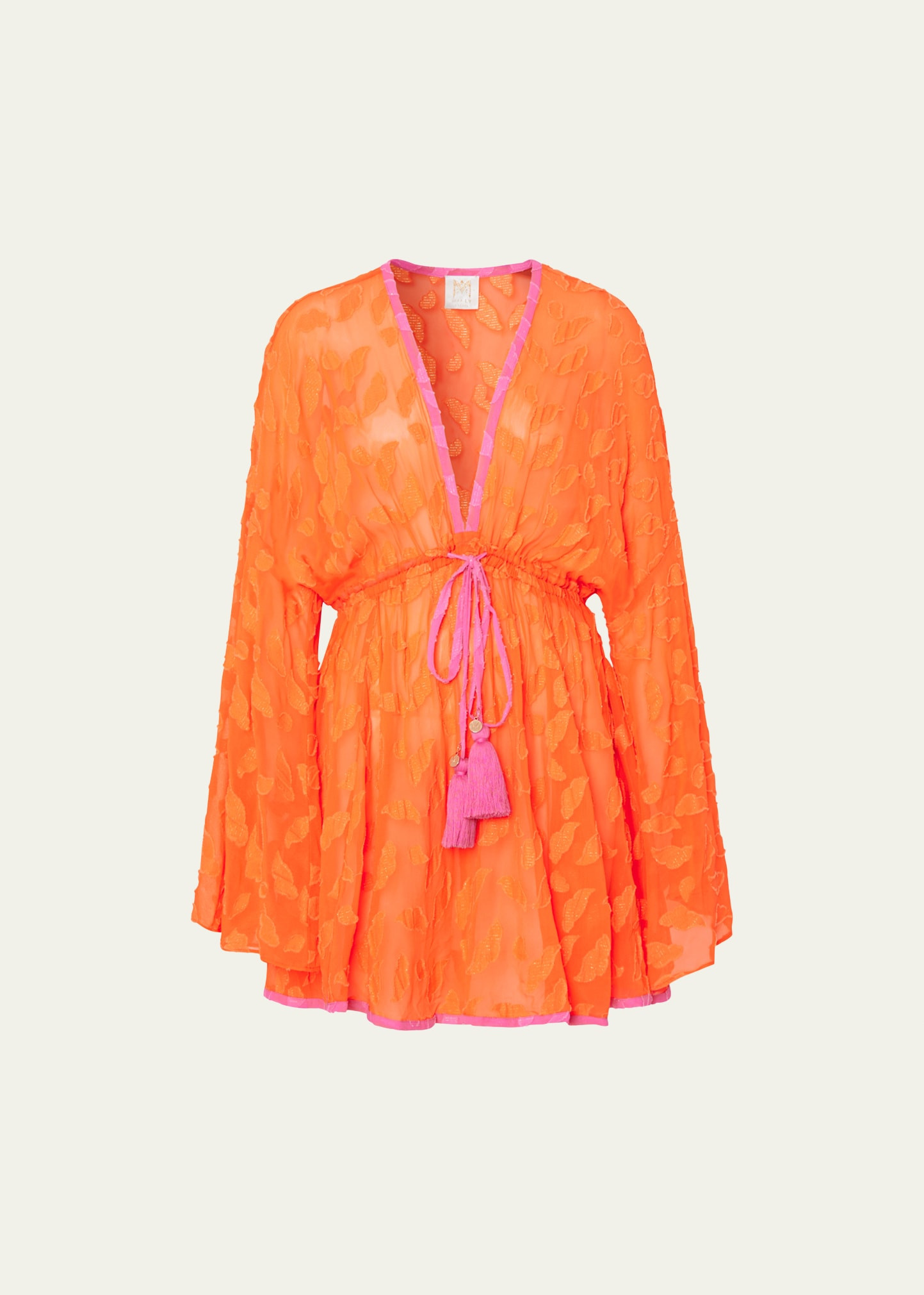 Milly Cabana Olympia Lurex Jacquard Mini Dress | Bergdorf Goodman