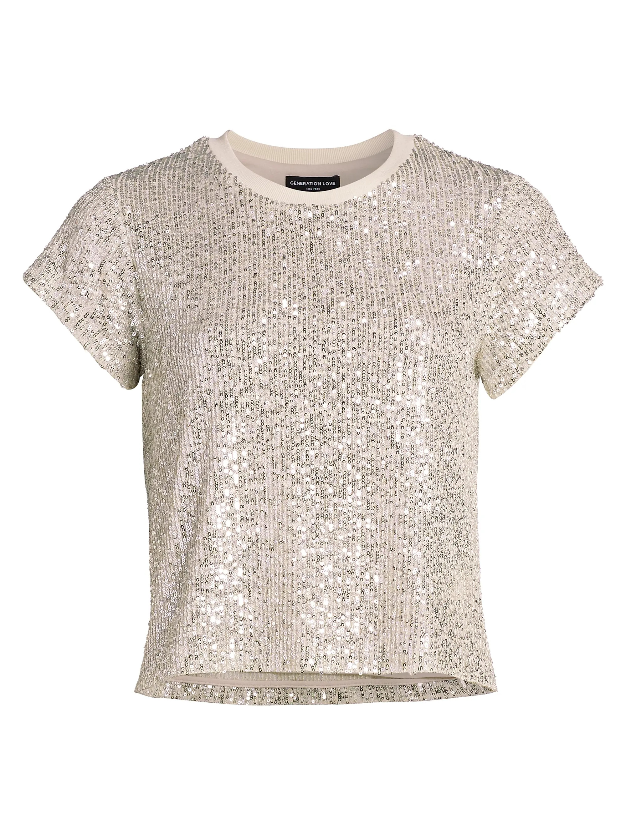 Generation Love Kai Sequin Top | Saks Fifth Avenue | Saks Fifth Avenue
