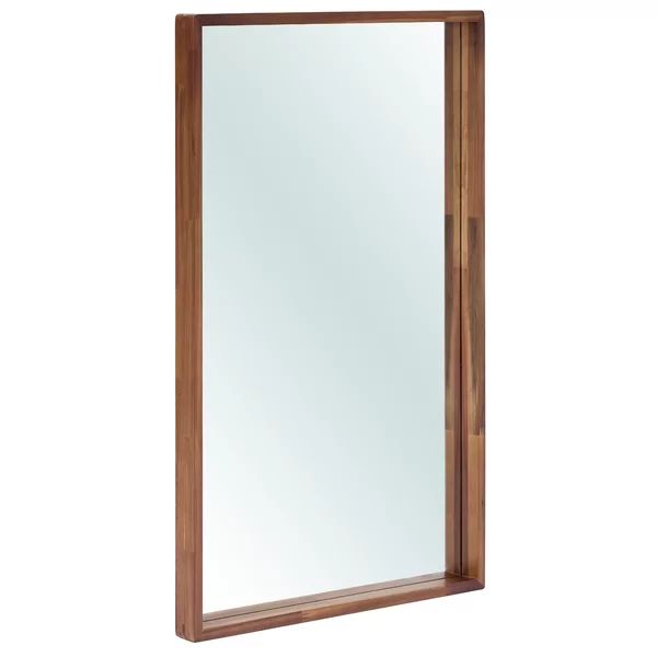 Trong Rectangle Wood Wall Mirror | Wayfair Professional