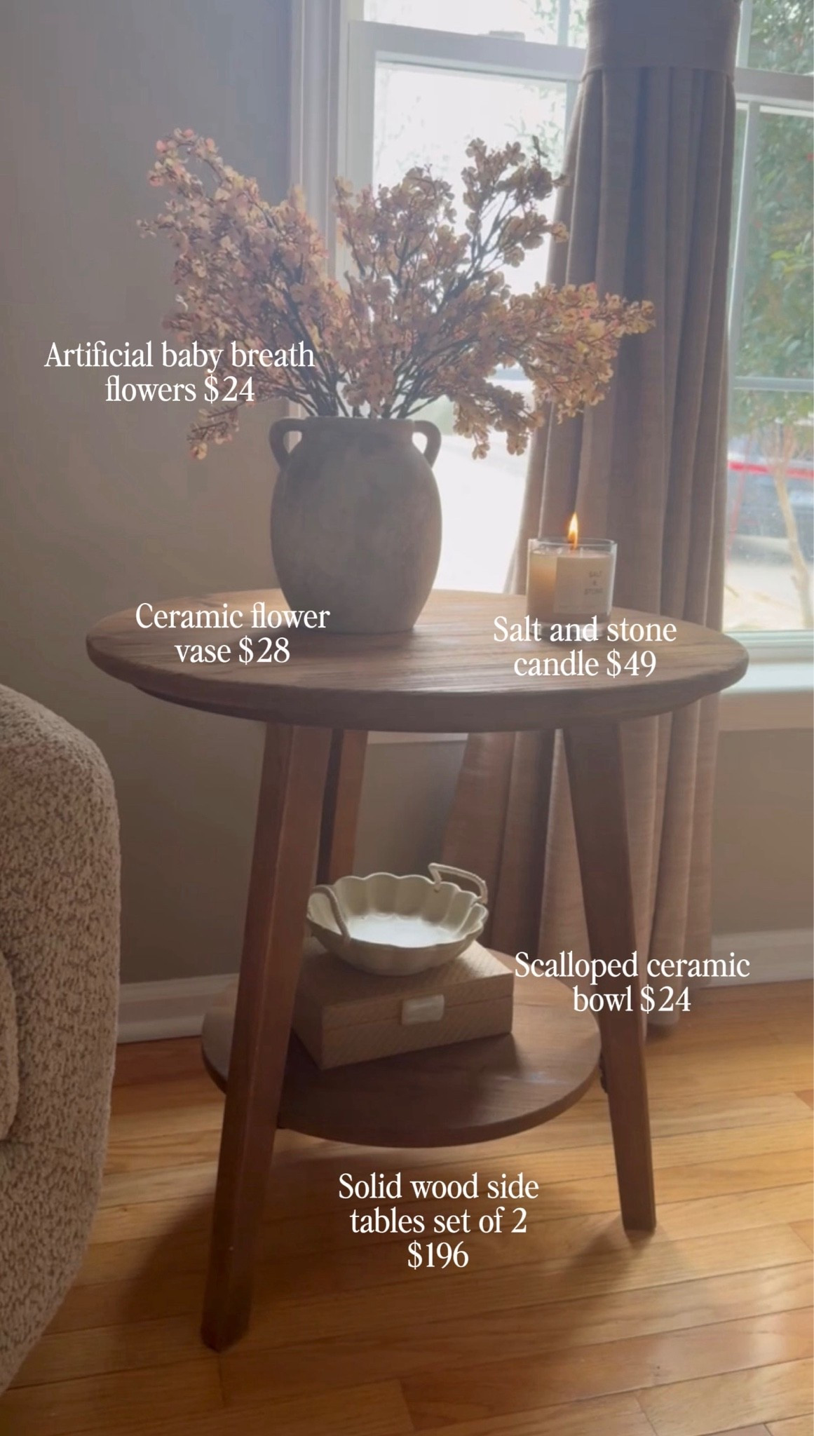 These solid wood side tables come as a set of TWO—and they look way more expensive than they are. 🤎✨ The perfect little upgrade for any living room or bedroom!

#SolidWoodFurniture #SideTables #EndTables #HomeDecor #AmazonHome #AffordableHomeDecor #DesignerLooksForLess #HomeFinds #NeutralHome #CozyHome

#LTKHome
