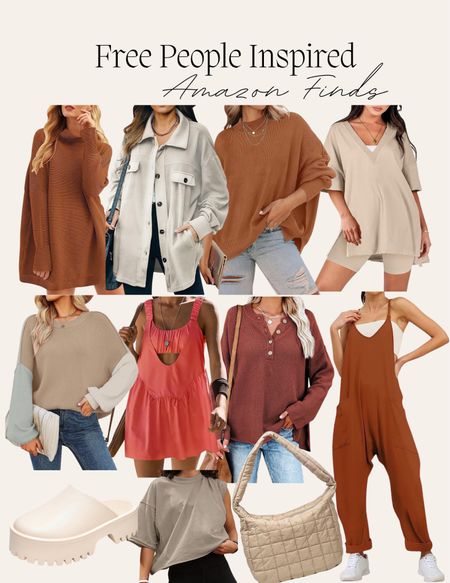 Free people inspired amazon finds! 

Tunic sweater / shacket / jacket / fall outfits / fall sweater / romper / crop tee / clogs / jumpsuit / oversized sweater / two piece set / neutral outfits / fall transition outfits 






https://liketk.it/4gZ21

#LTKSeasonal #LTKunder50 #LTKstyletip