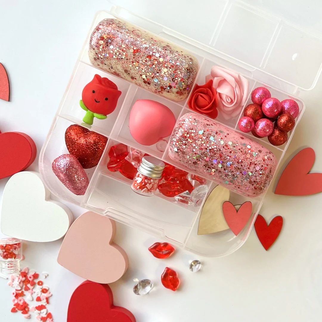 Valentines Day Sensory Kit Valentines Day Play Dough Kit - Etsy | Etsy (US)