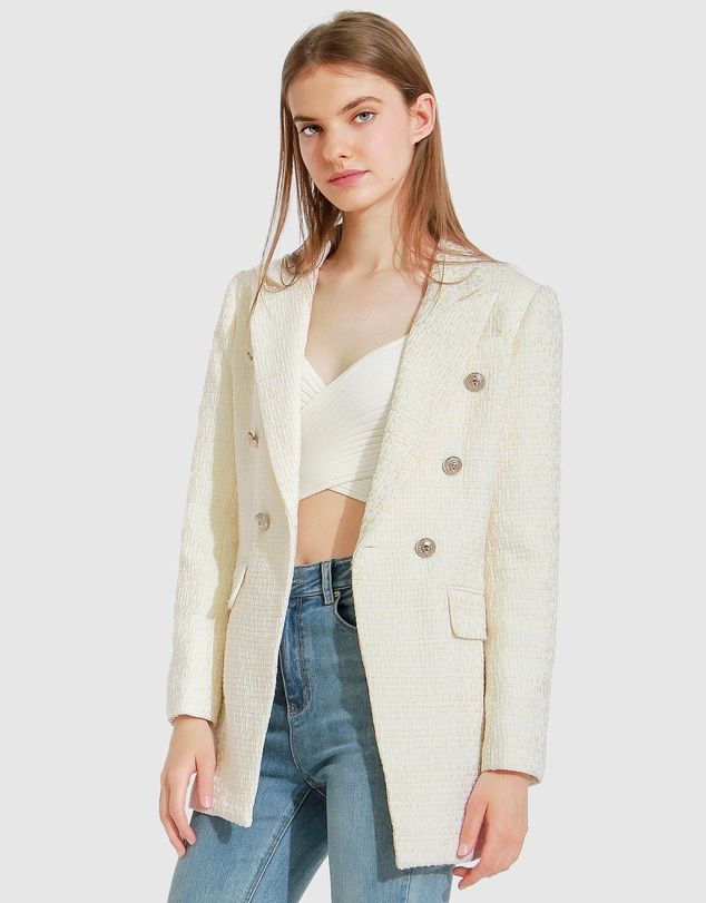 Princess Polina Tweed Blazer | THE ICONIC (AU & NZ)