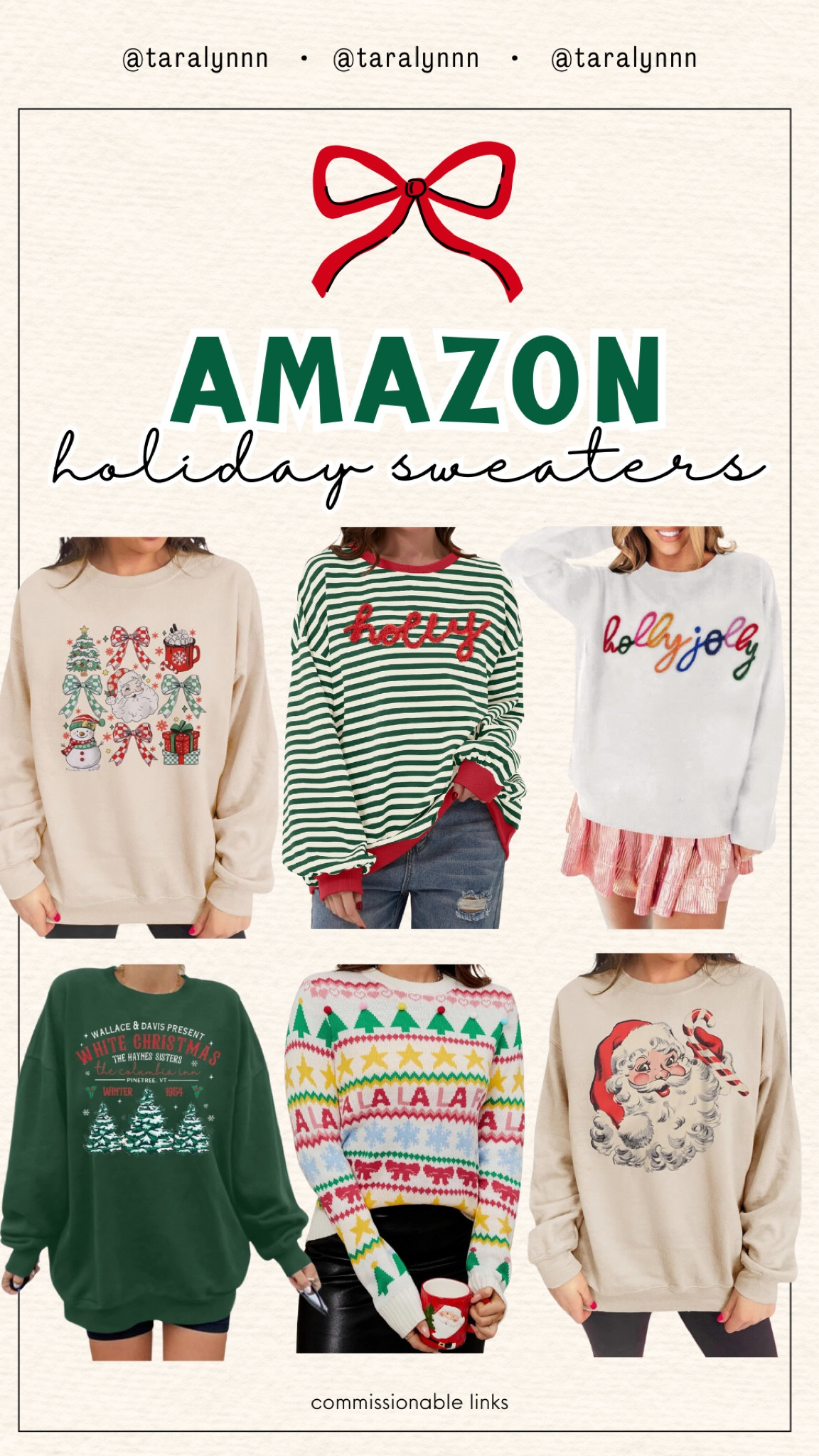 Amazon holiday outfits!! 🌲❤️🎅🏼

#amazon #holiday #christmas #outfit #christmasoutfit #sweater #sweatshirt 

#LTKFindsUnder50 #LTKHoliday #LTKGiftGuide