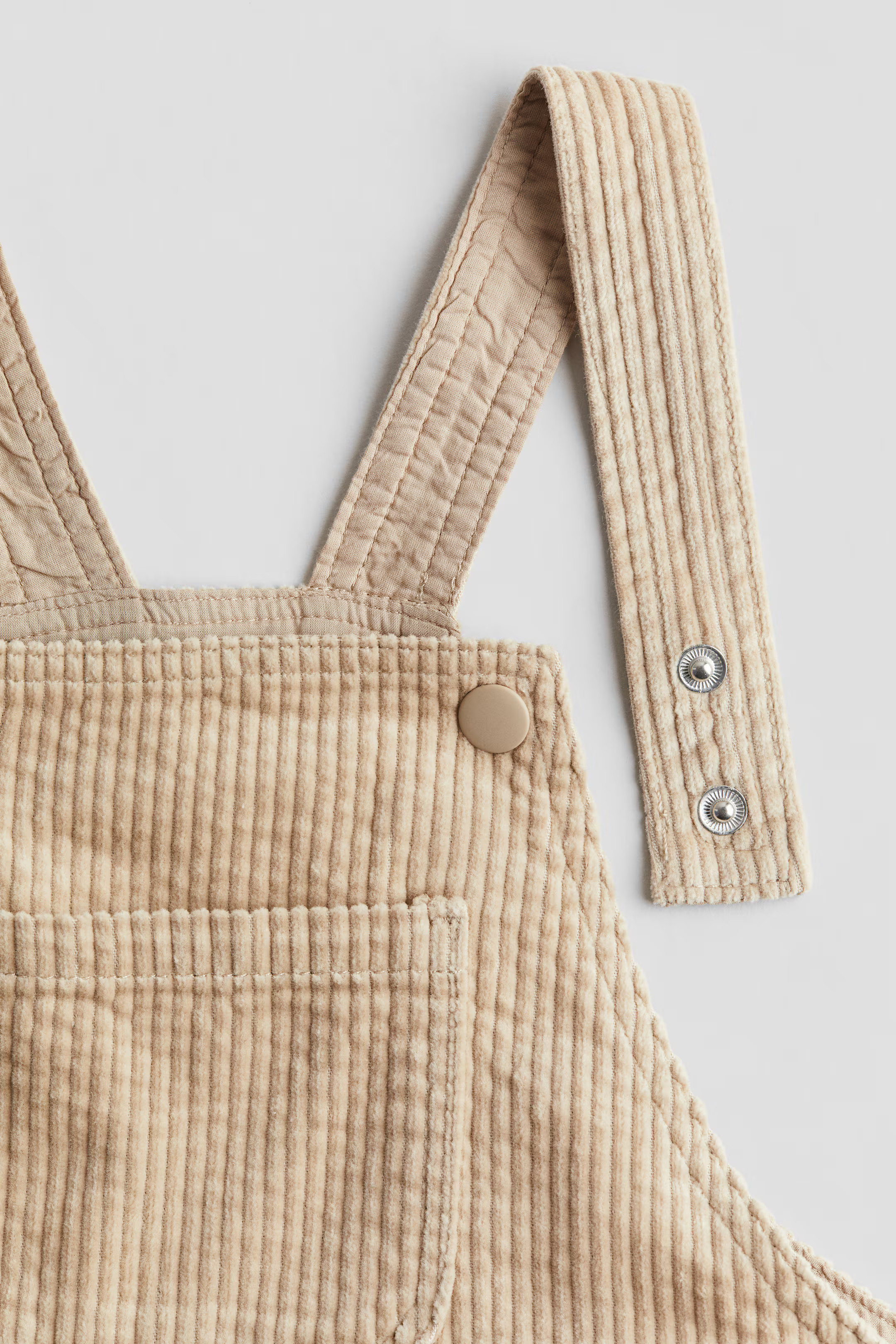 Corduroy Overalls - Beige - Kids | H&M CA | H&M (US + CA)
