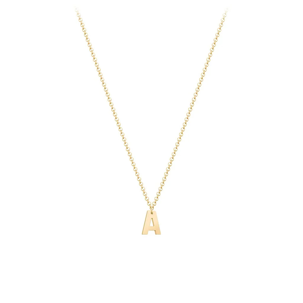 Initial Necklace with 1 Letter - Modern | Jewlr