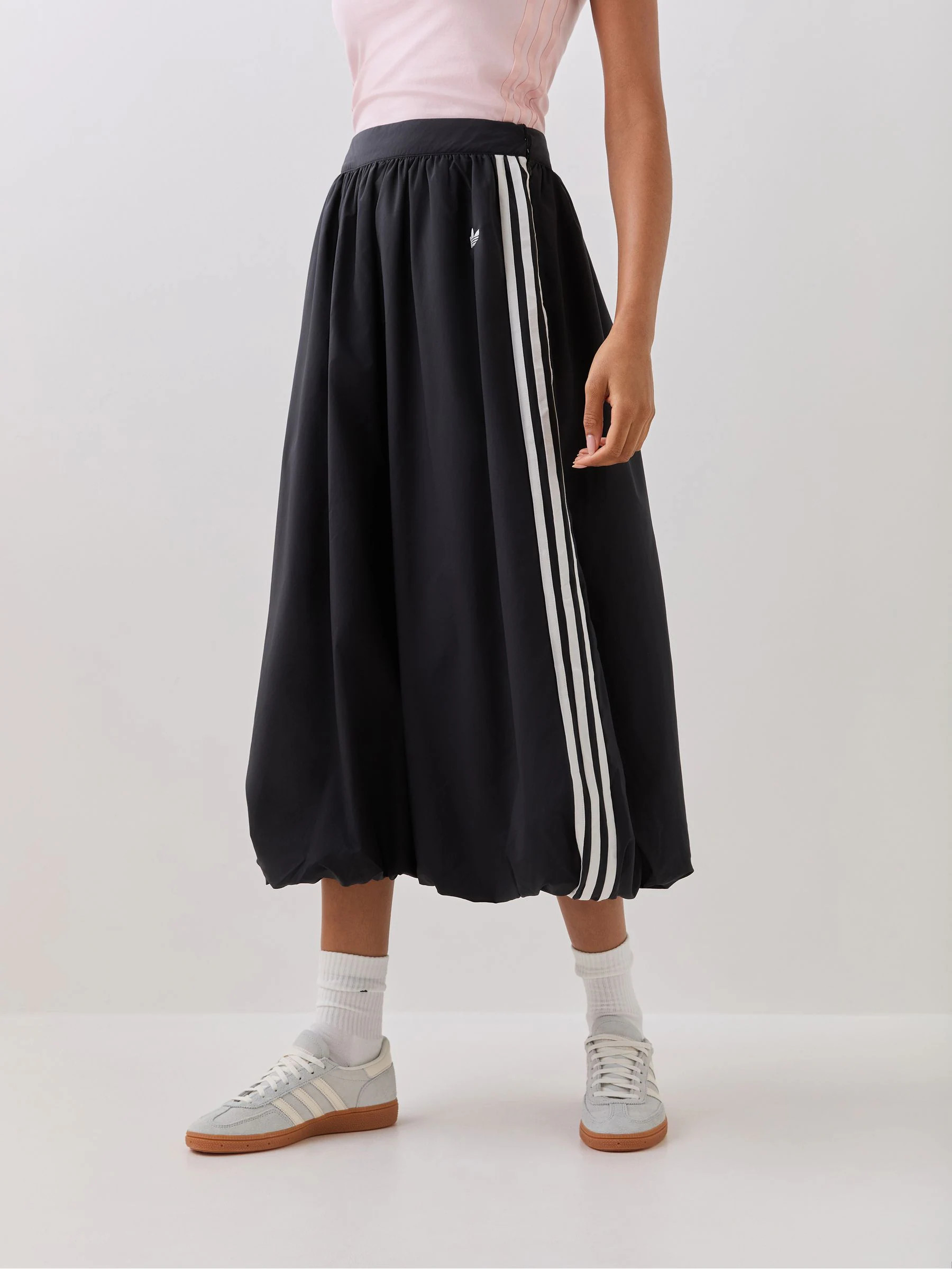 adidas originals adidas Originals Black Balloon Long Skirt | Next US