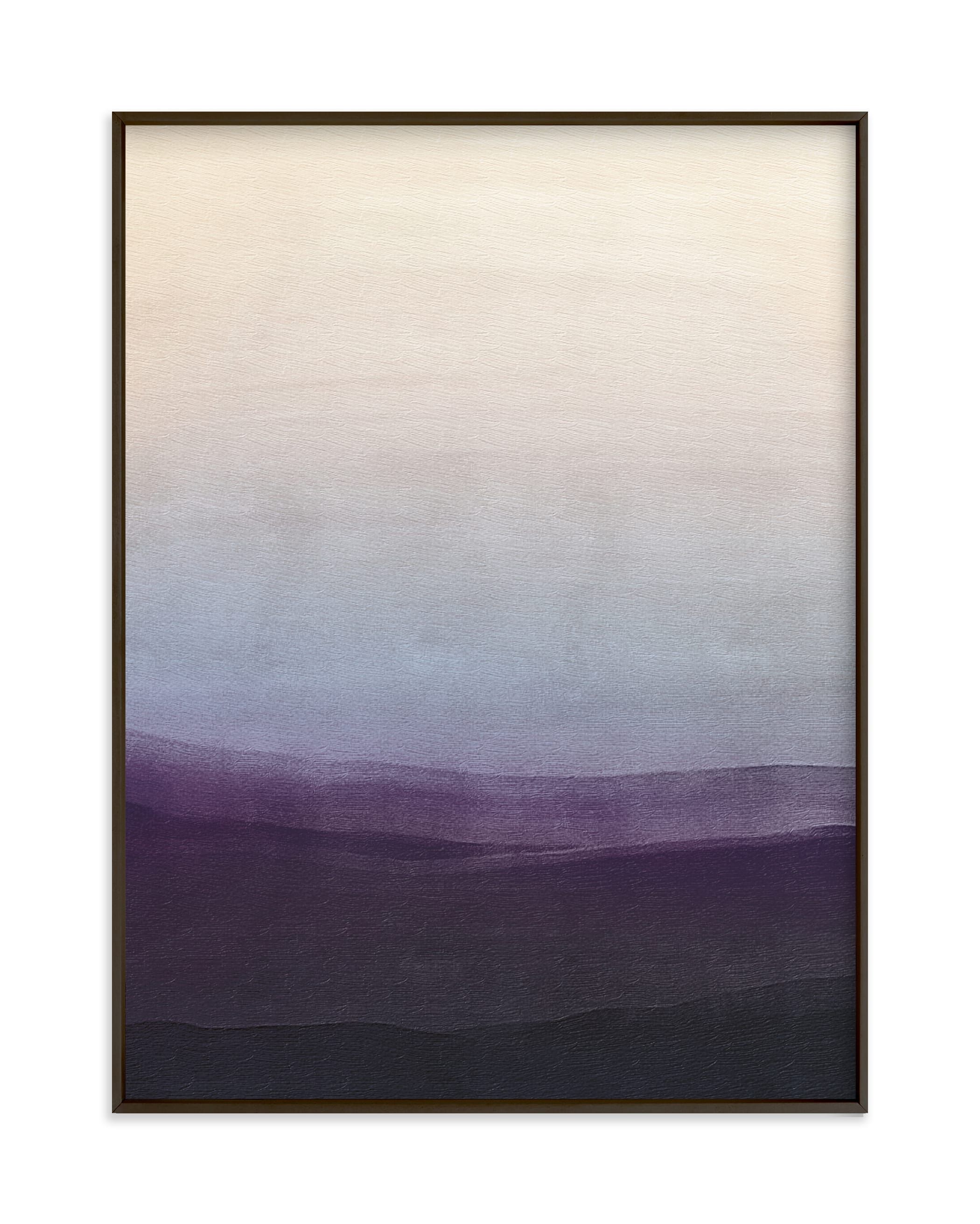 "Liquid Sunset I" - Painting Limited Edition Art Print by Cassandra Imagines. | Minted