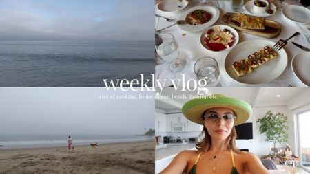 a week in my life | redesigning my office, baking, beach house, etc. 
