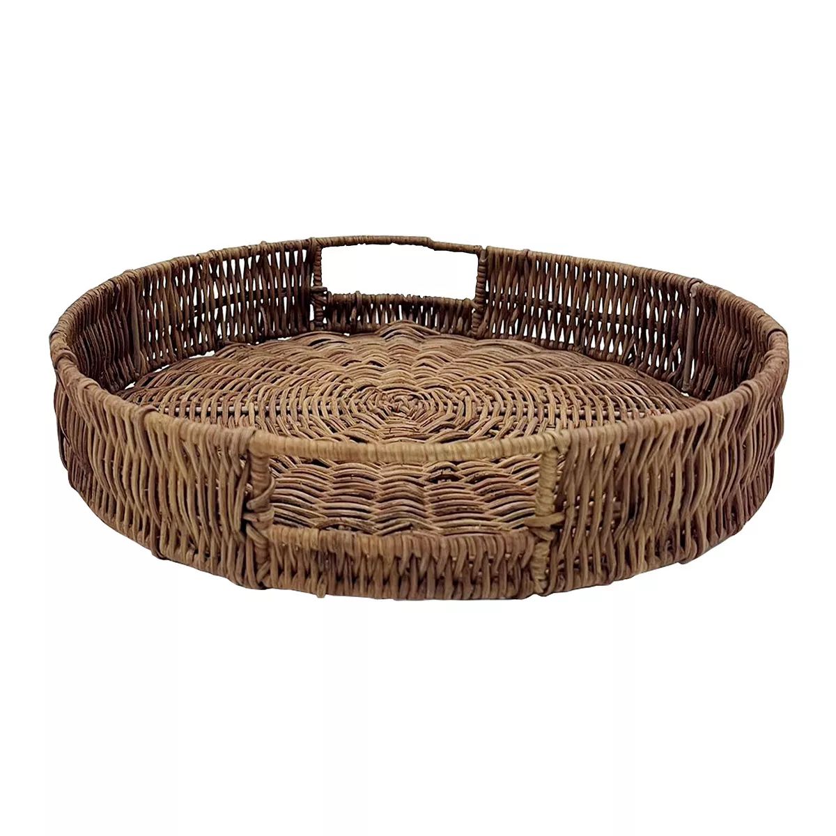 Sonoma Goods For Life® Wicker Tray with Handles | Kohl's