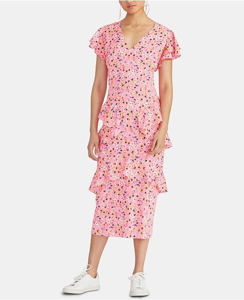 Fabianne Ruffled Midi Dress | Macys (US)