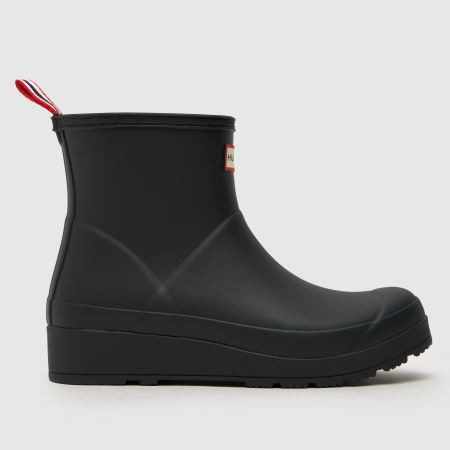 Womens Black HUNTER BOOTS Original Play Short Boots | schuh | Schuh