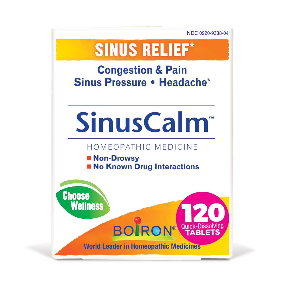 Boiron SinusCalm Tablets, Homeopathic Medicine for Sinus Relief, Congestion & Pain, Sinus Pressur... | Walmart (US)