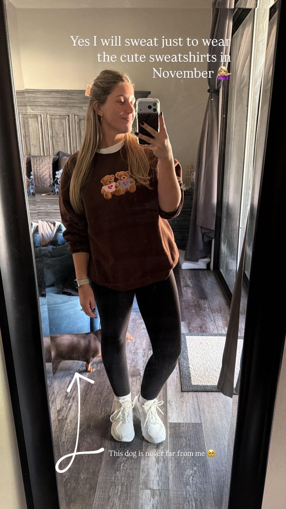 I’m obsessed with this sweatshirt. Not oversized fit so this is an xxl 

#LTKHoliday #LTKSeasonal #LTKFindsUnder50