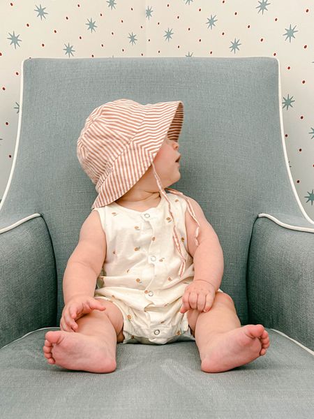 Sweet summer citrus combo w. reversible hat ☀️ 

#LTKunder50 #LTKbaby