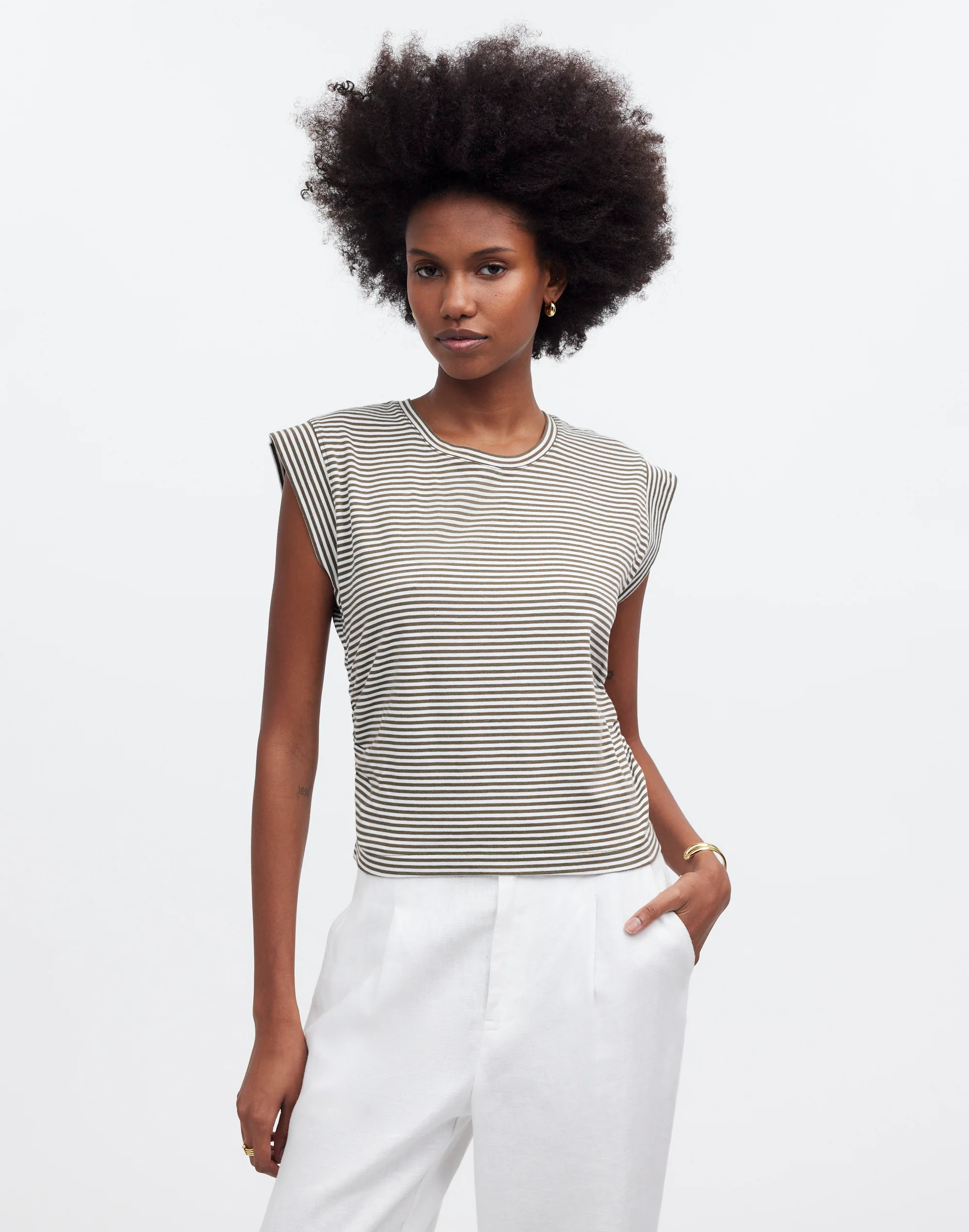 Structured Muscle Tee | Madewell | Madewell