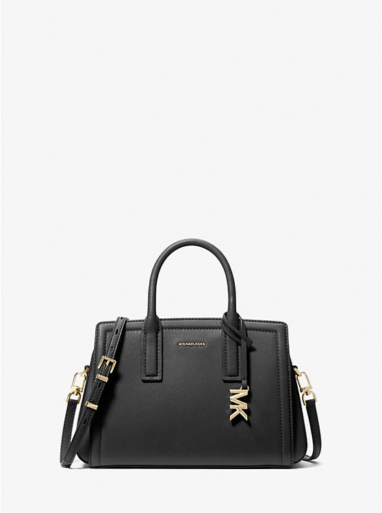Laila Small Pebbled Leather Satchel | Michael Kors US