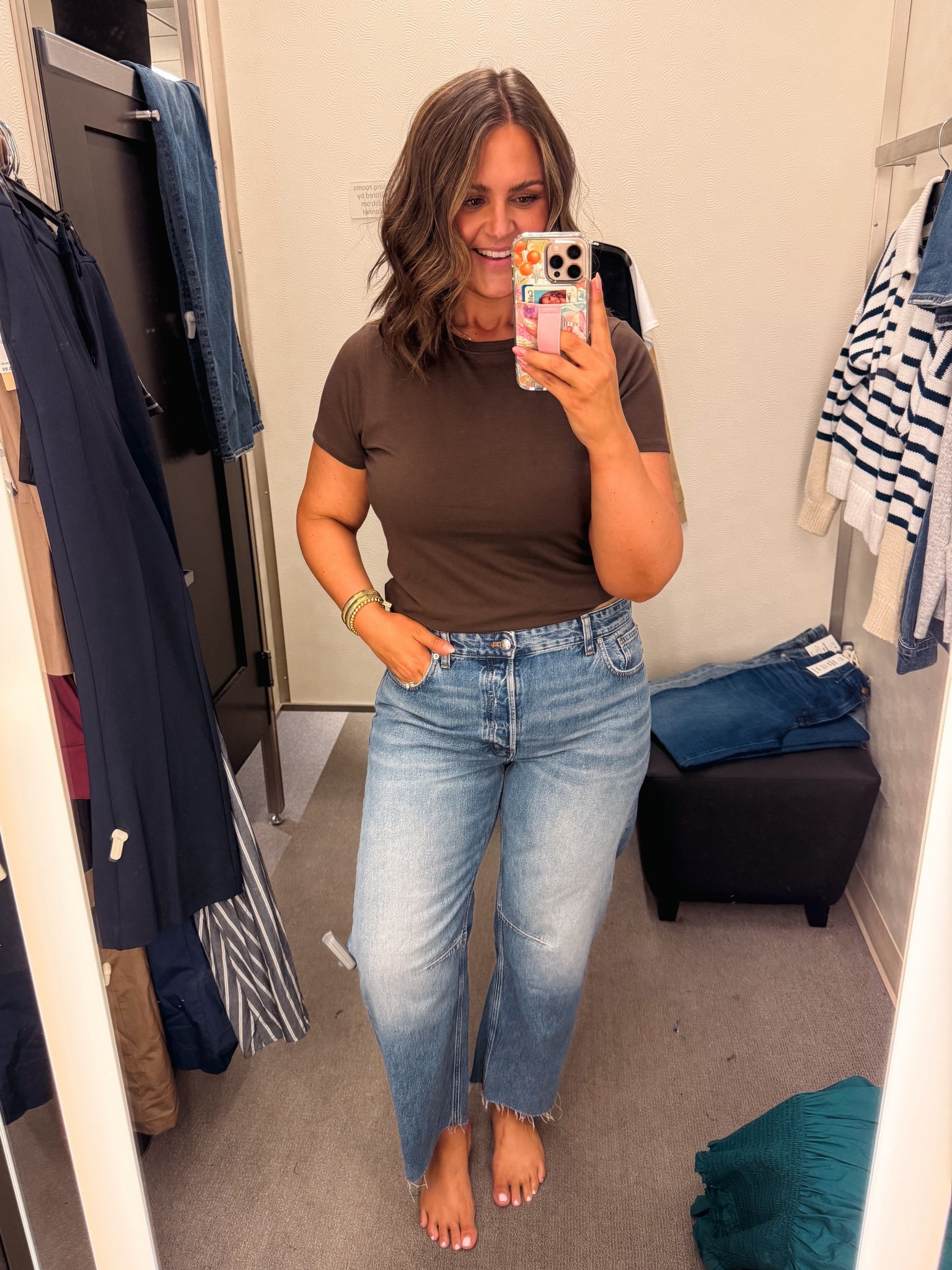 Nordstrom sale finds

Soft, stretchy basic tshirt, large
Darted barrel jeans, 31 (I need curvy fit bc my waist is smaller than my hips - but if yours is not, get these regular cut!)

#LTKSaleAlert #LTKMidsize #LTKFindsUnder100