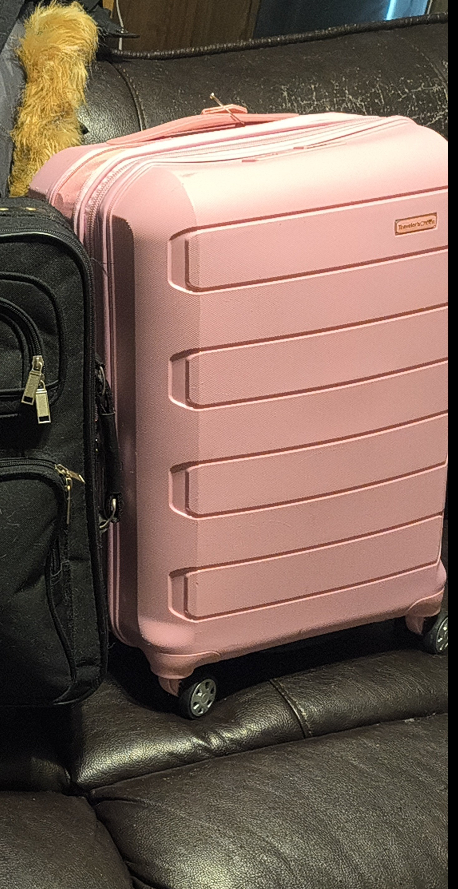 My fav carry on suitcase. And it's PINK! I had too! #pinksuitcare #travel #flying #airport #traveling #amazon 

#LTKFindsUnder100 #LTKTravel #LTKWatchNow
