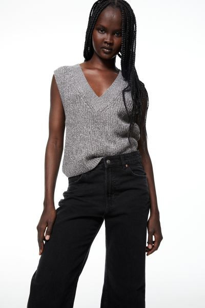 Wide High Jeans - Azul denim claro - MUJER | H&M ES | H&M (FR, IT, ES, PT, BE)