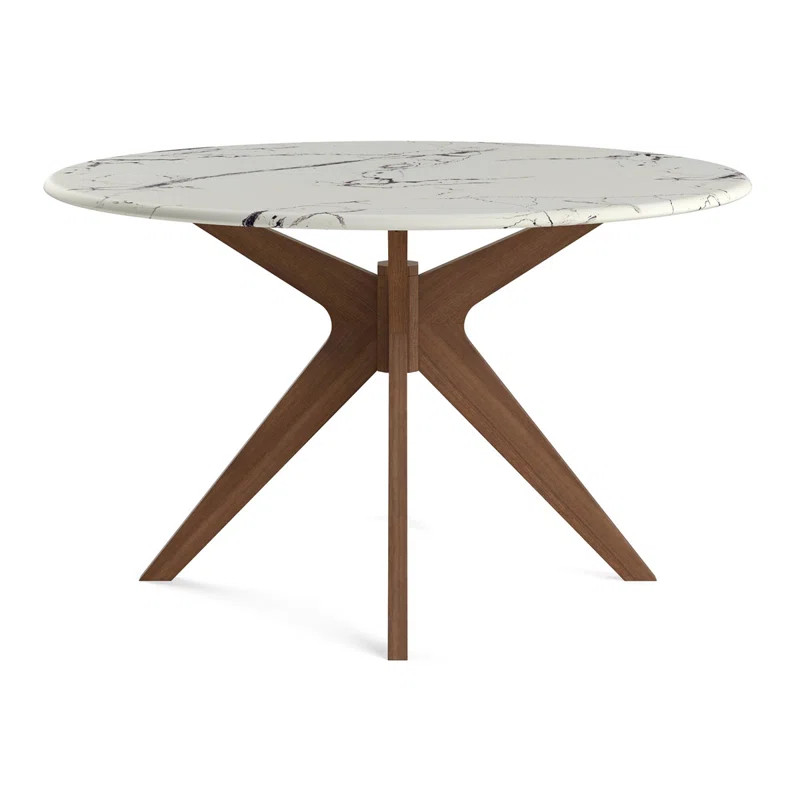 Mercury Row® Gamino Round Solid Wood Base Dining Table & Reviews | Wayfair | Wayfair North America