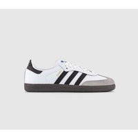 Adidas Samba Og Trainers White Black Granite Leather,White,Black,Green | Offspring (UK)