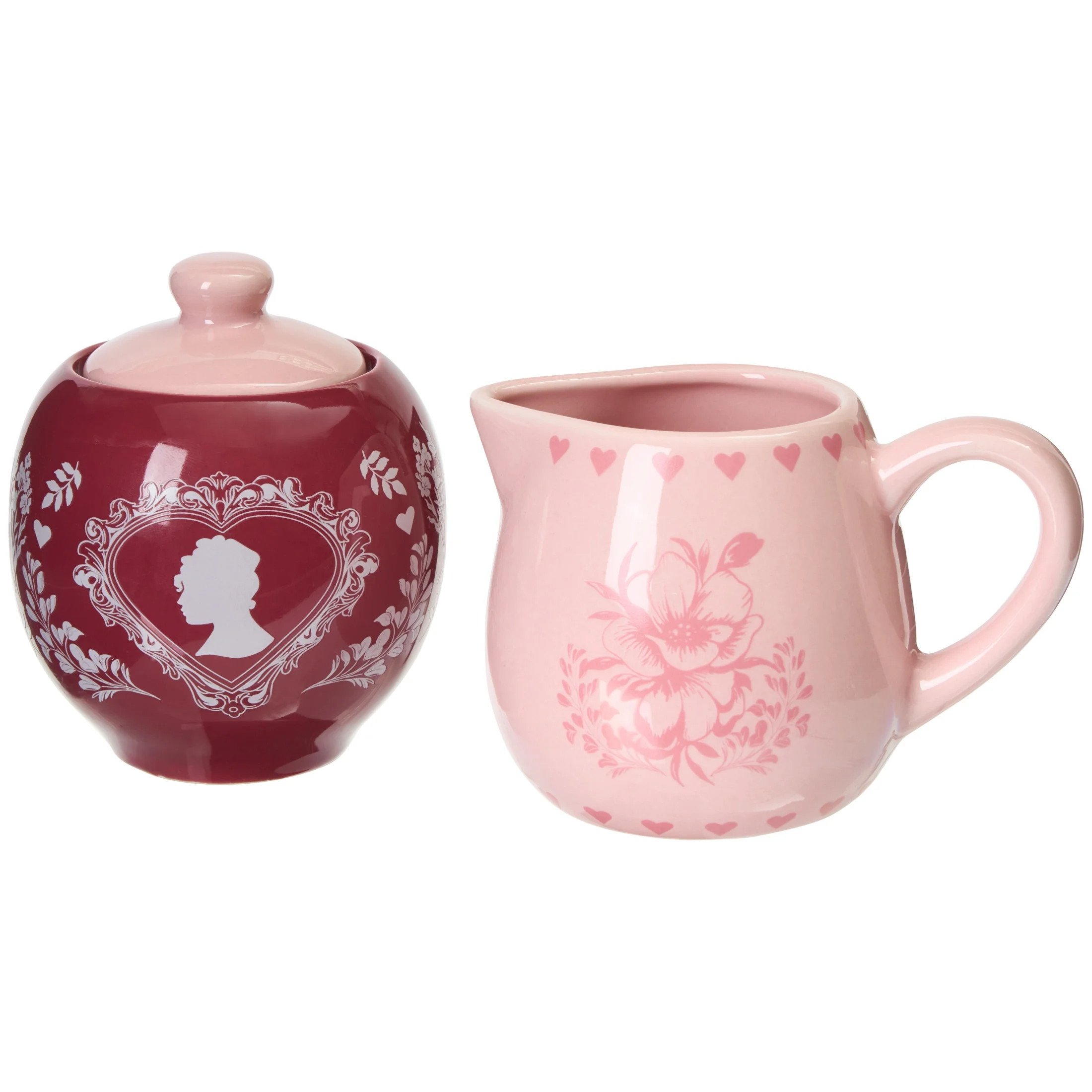 Bridgerton Cream & Sugar Set, Pink | Walmart (US)