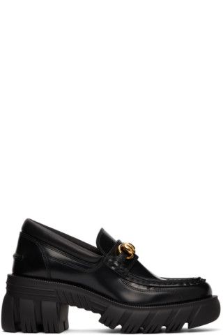 Gucci - Black Horsebit Loafers | SSENSE