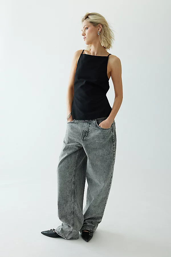 BDG Bella Baggy Jean in Light Grey, Women's at Urban Outfitters | Urban Outfitters (US and RoW)