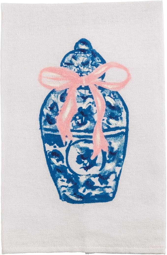 Mud Pie Painted Jinger Jar Towel | Amazon (US)
