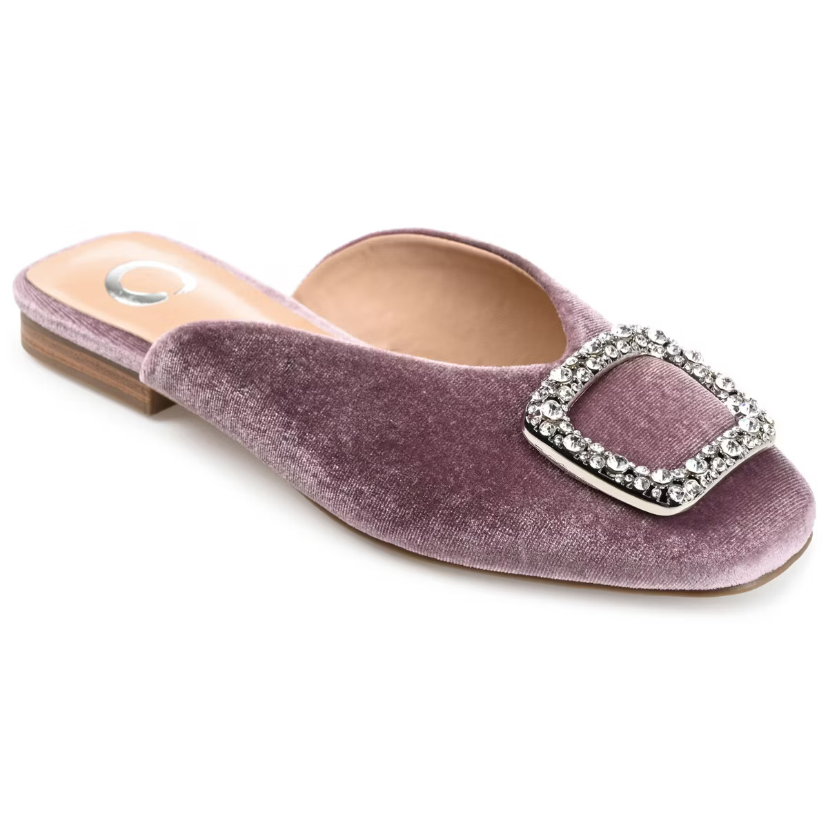 Journee Collection Womens Sonnia Mules Square Toe Slip On Flats | Target