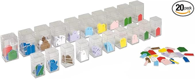 Kinderhuis Montessori Math Bead Cabinet Printed Arrows Set with Storage Containers, Elementary Cl... | Amazon (US)