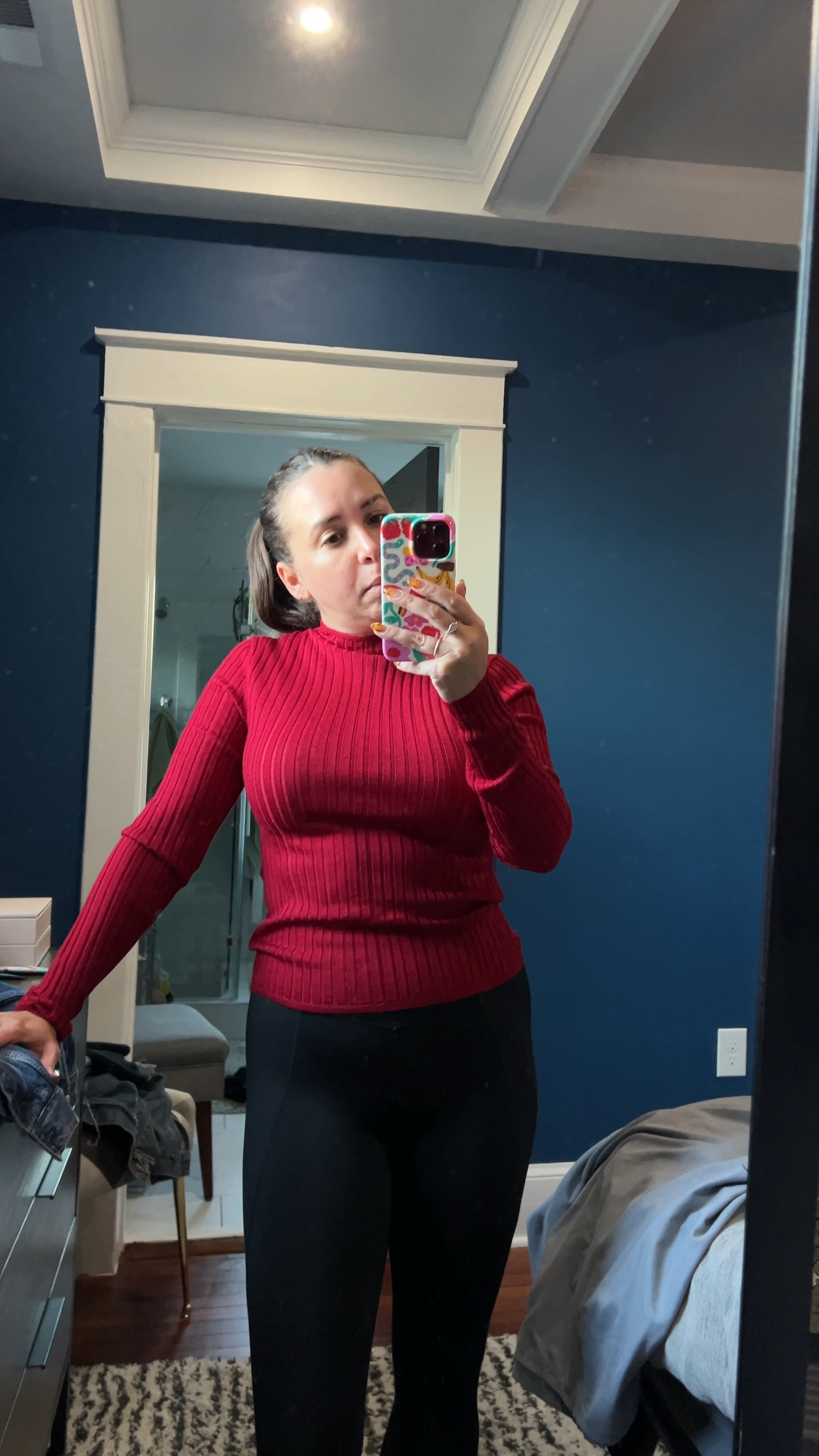 Gap x cult Gaia . Sweater. Red sweater. Sheer sweater. 

#LTKVideo #LTKSeasonal #LTKFindsUnder100