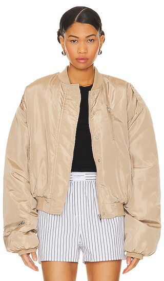Kai Bomber in Mushroom | Revolve Clothing (Global)